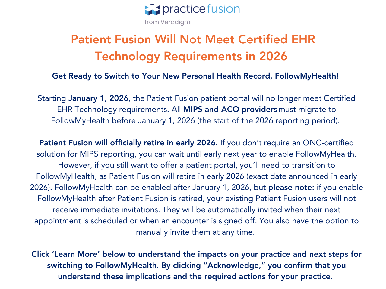 PF FMH Migration - December 2025 1